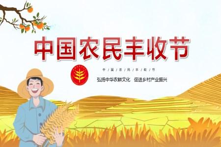 介绍中国农民丰收节PPT