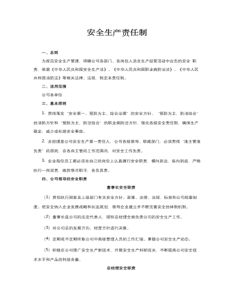 化工公司安全生产规章制度汇编资料 (精选版）