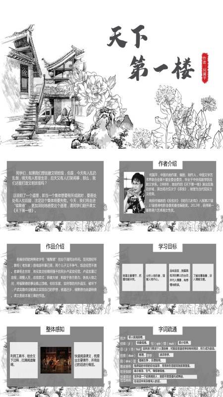 《天下第一楼》PPT